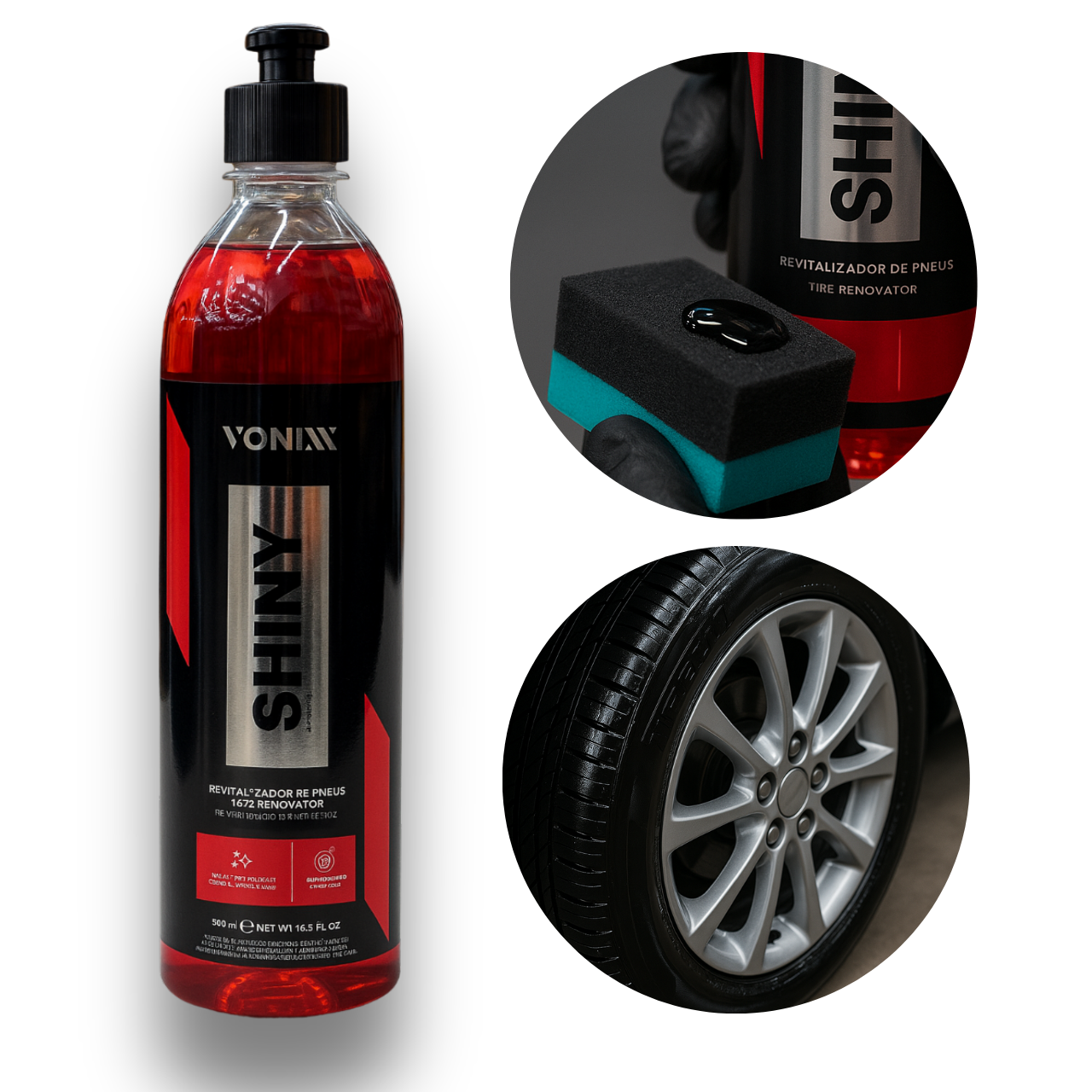Pretinho Vonixx Shiny Revitalizador de Pn... Pretinho Vonixx Shiny Revitalizador de Pn...