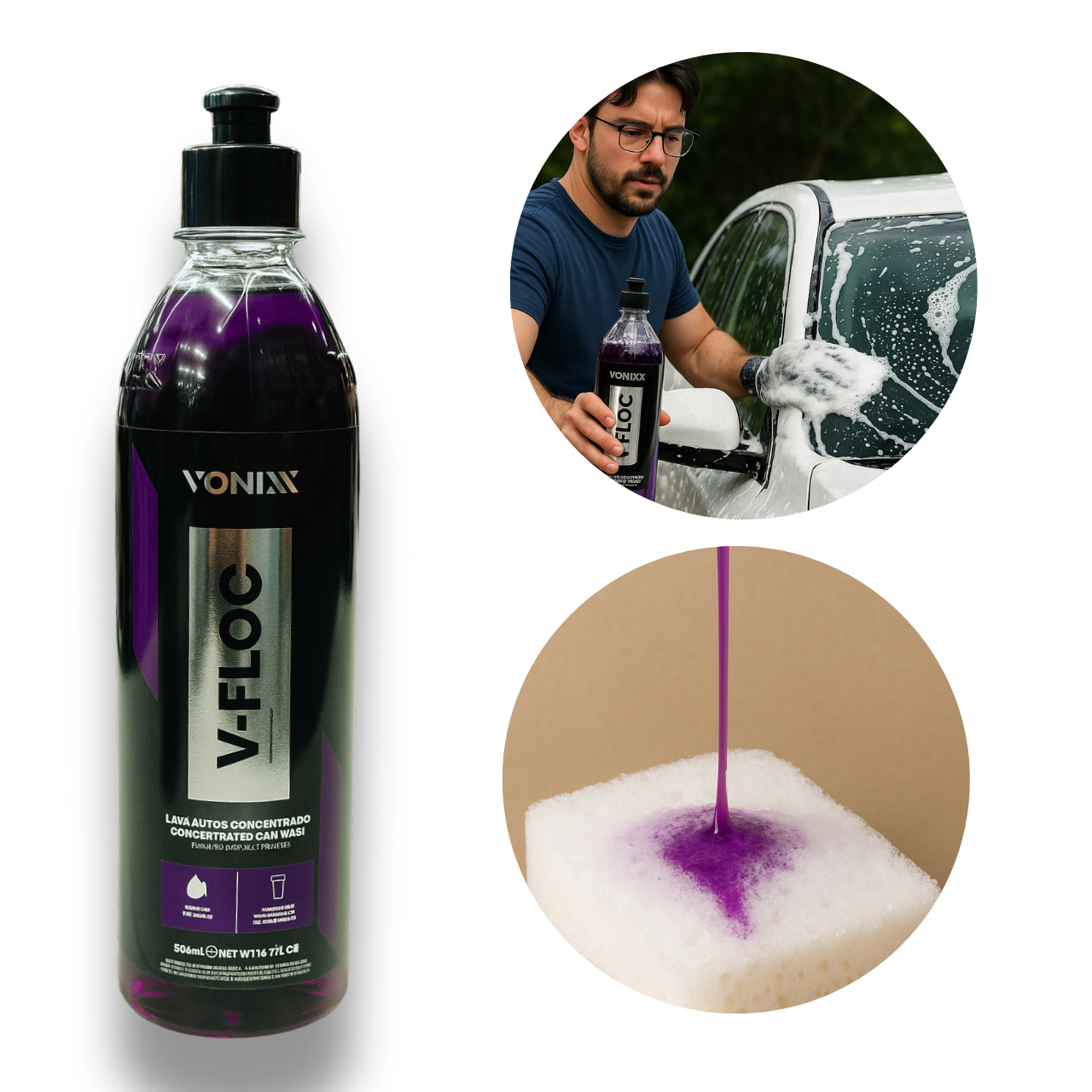 Shampoo Automotivo Concentrado Vonixx V-F... Shampoo Automotivo Concentrado Vonixx V-F...